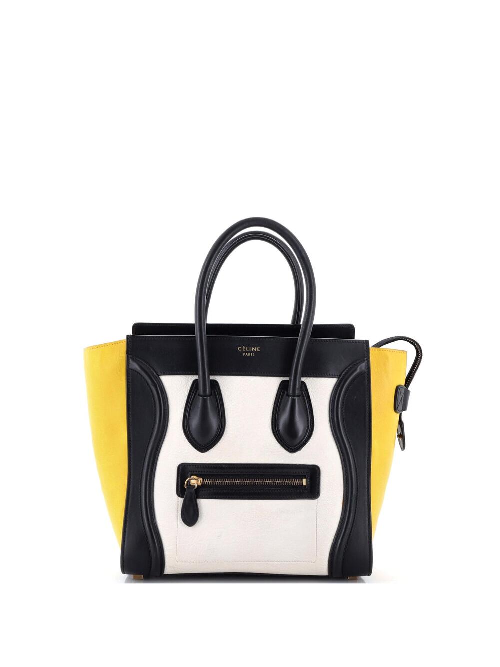 Celine Tricolor Luggage Bag Leather #364229C89B